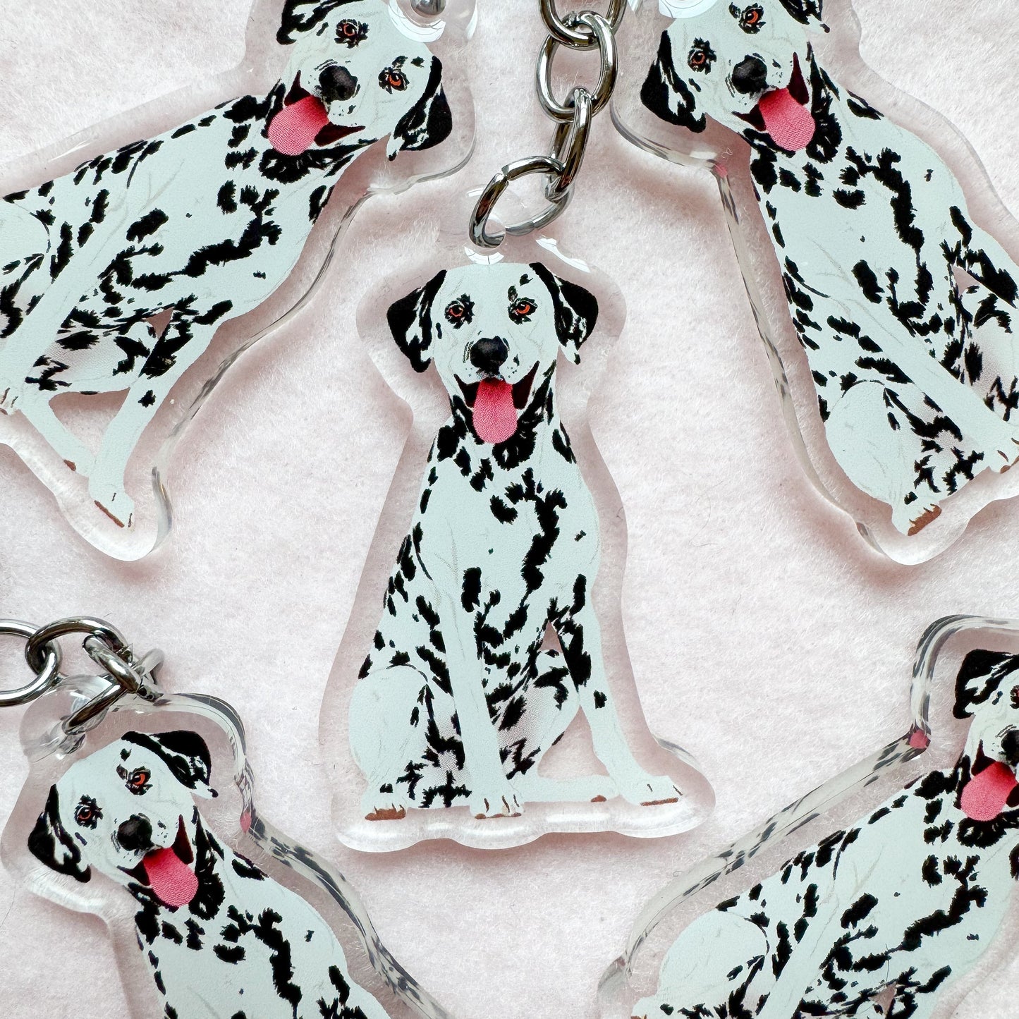 Dalmatian Keychain