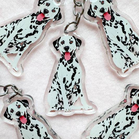 Dalmatian Keychain