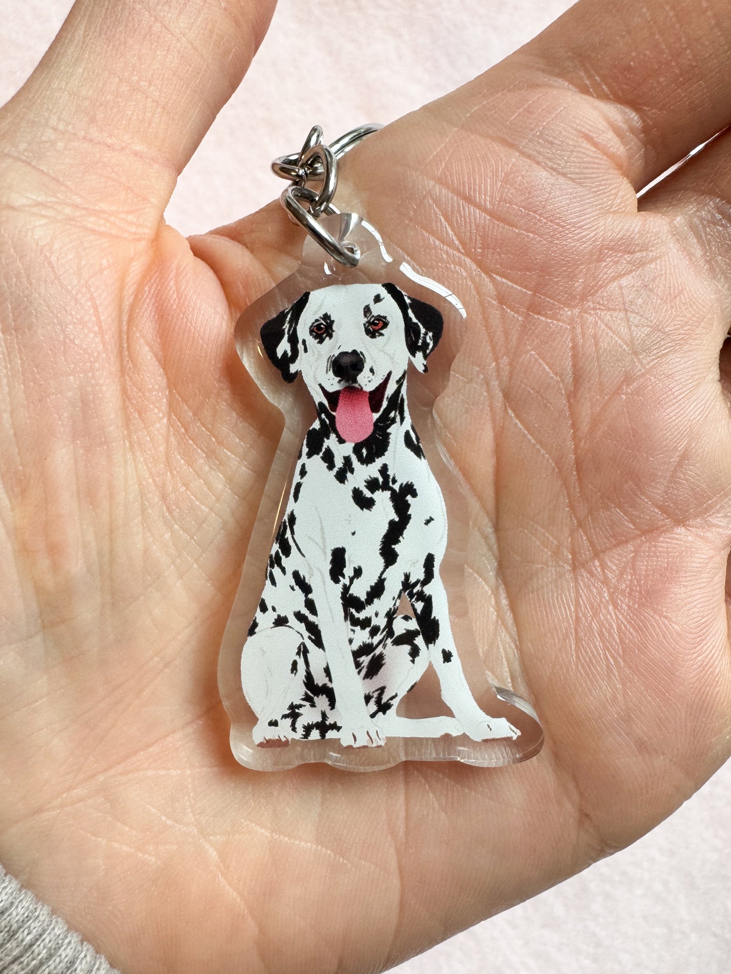 Dalmatian Keychain