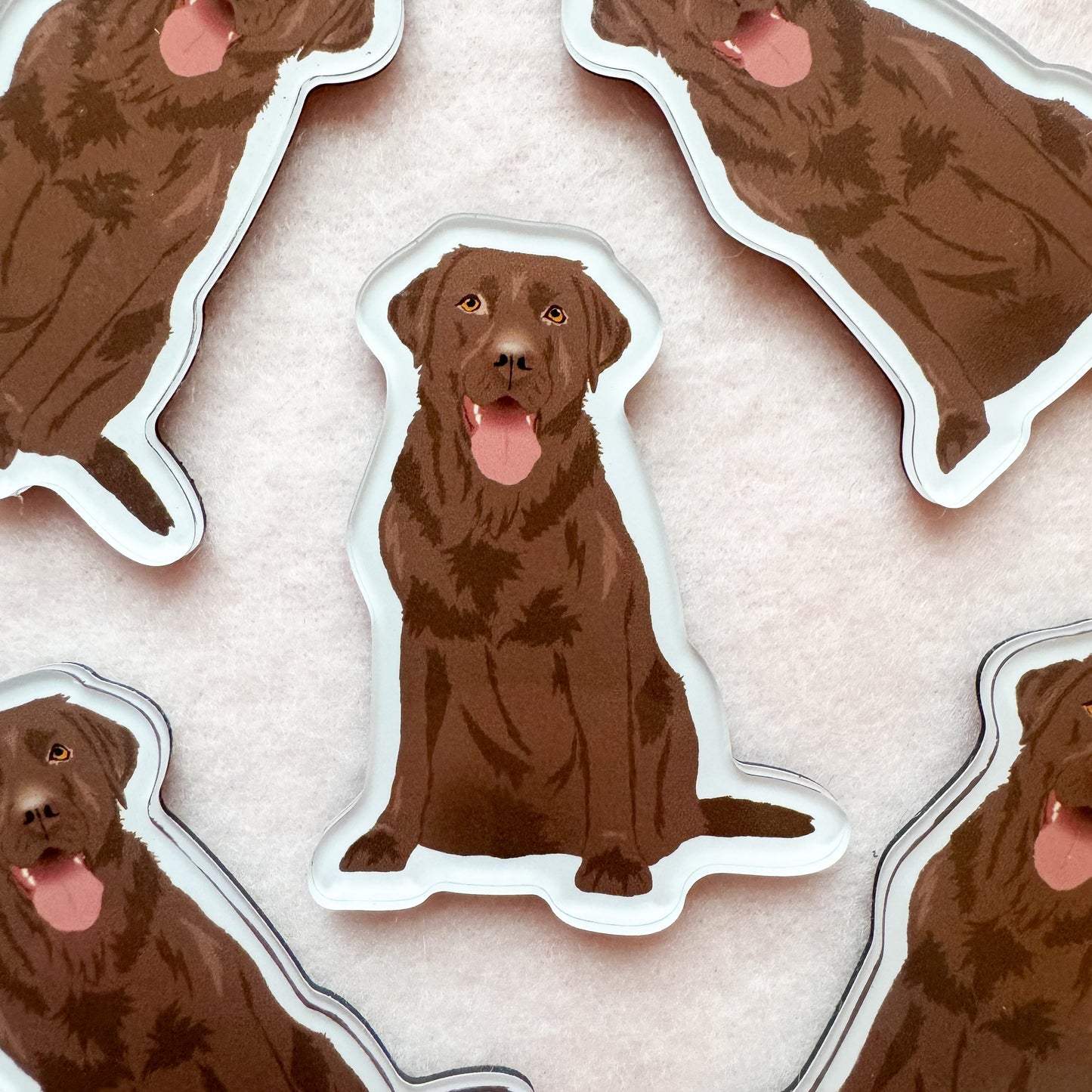 Labrador Retriever (chocolate) Magnet