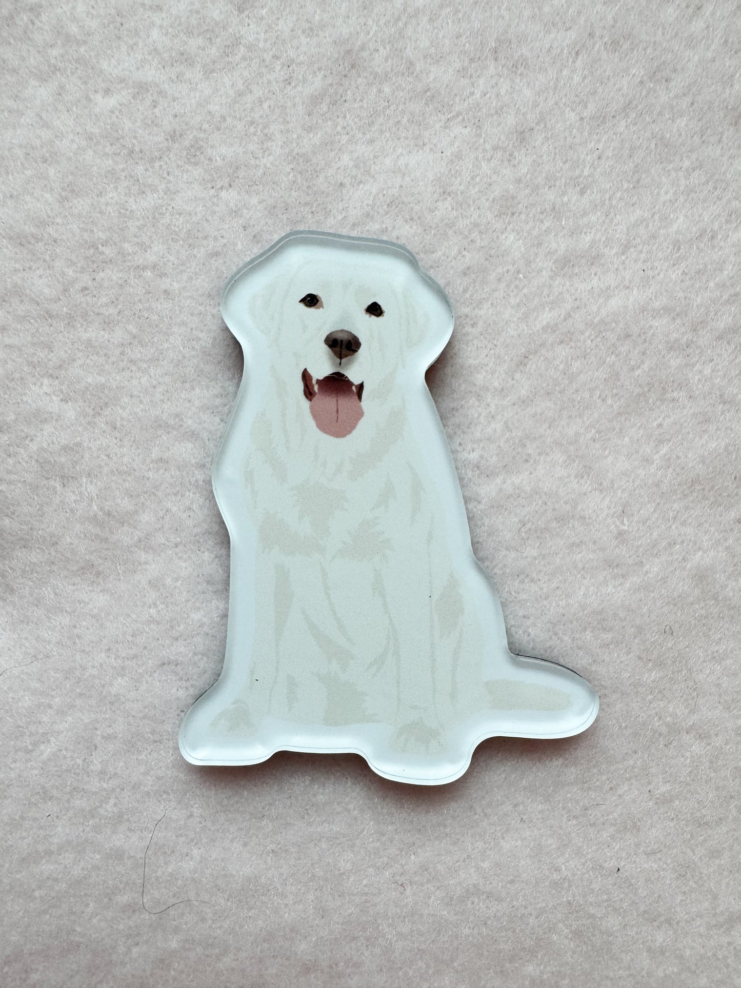 Labrador Retriever (white) Magnet