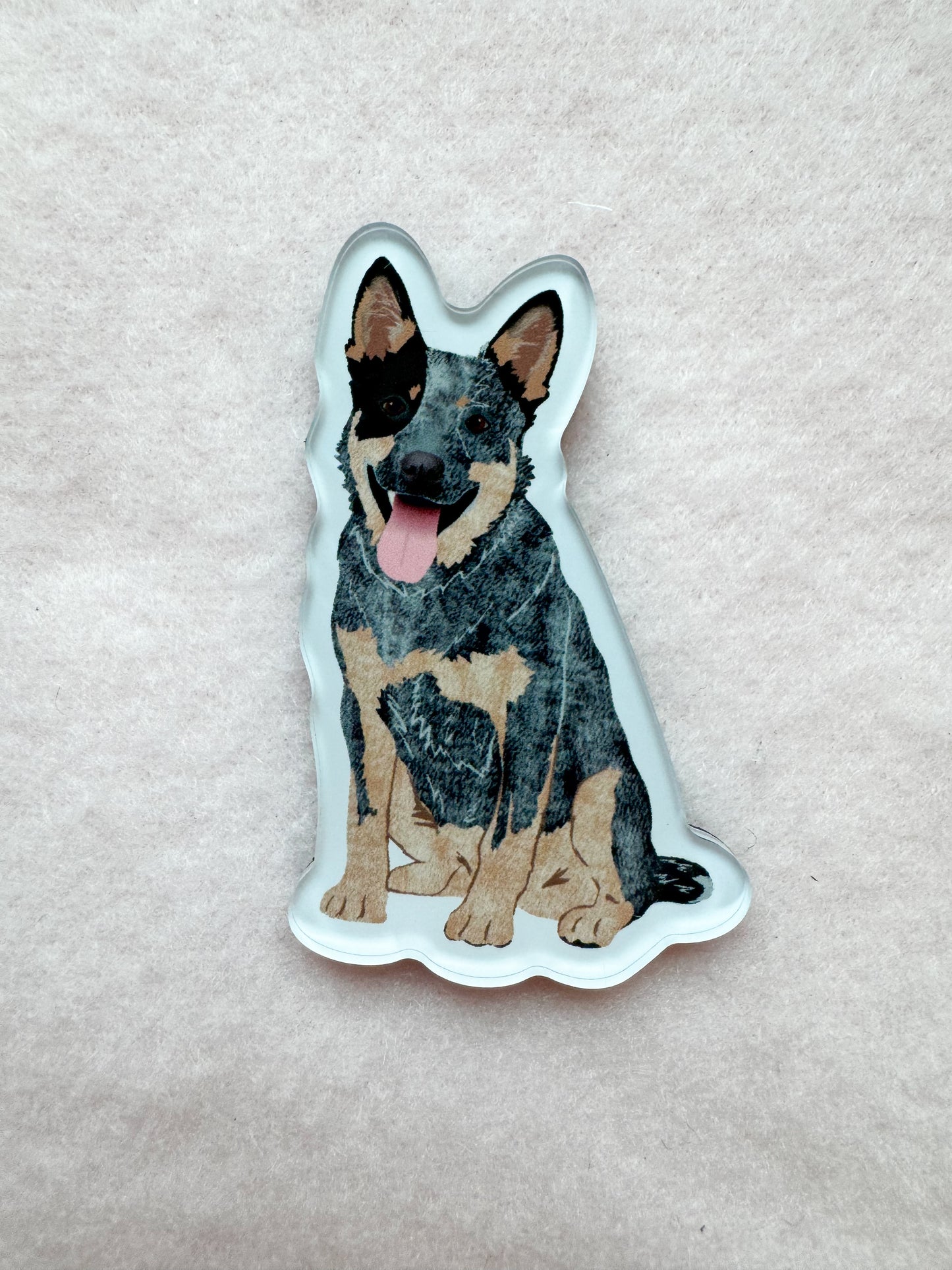 Heeler (blue), Cattle dog (blue) Magnet