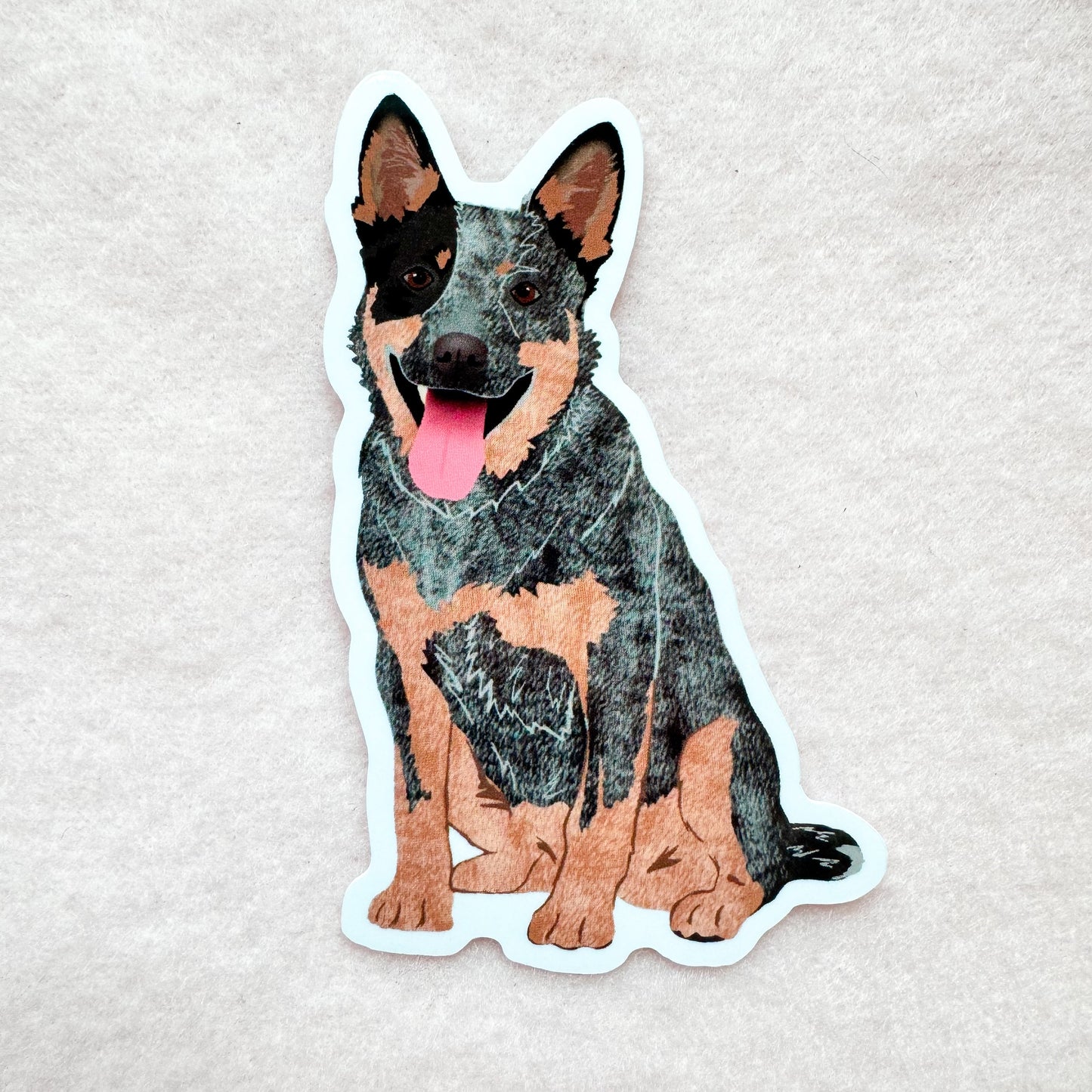 Heeler (blue), Cattle dog (blue) Sticker