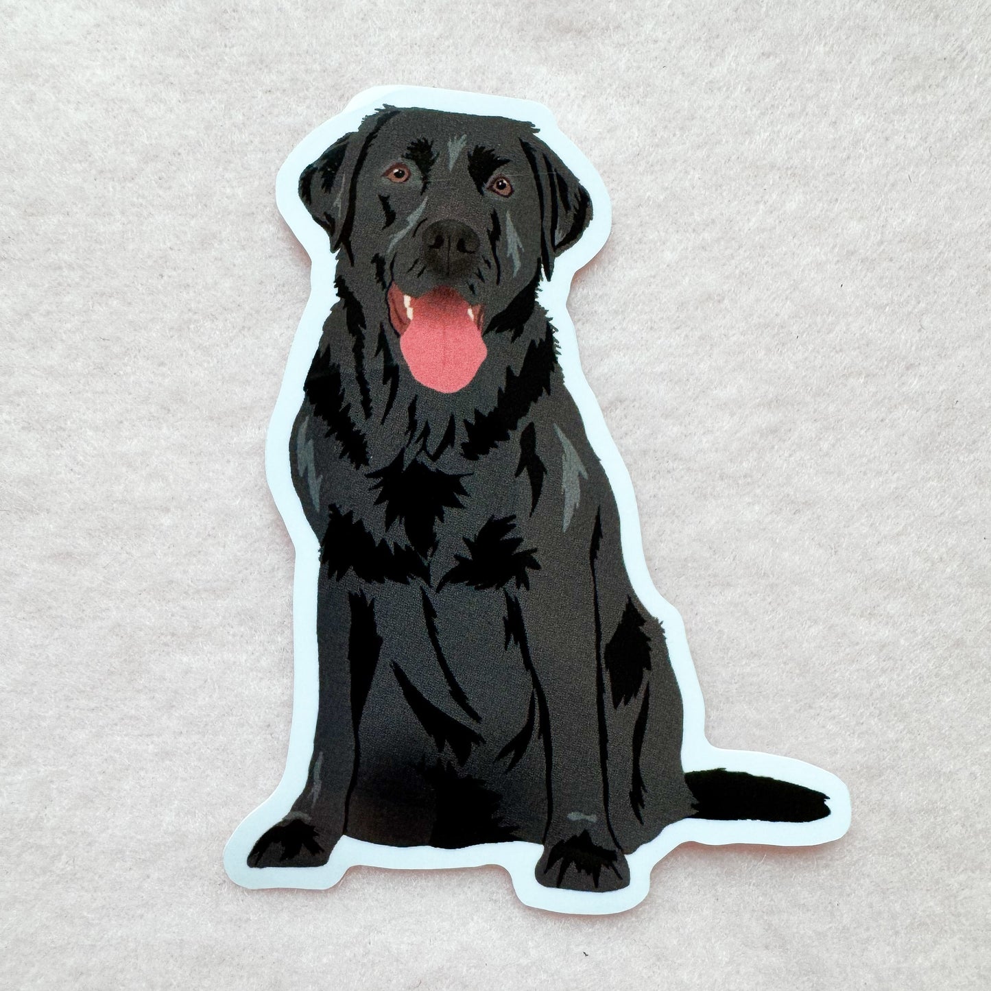 Labrador Retriever (black) Sticker