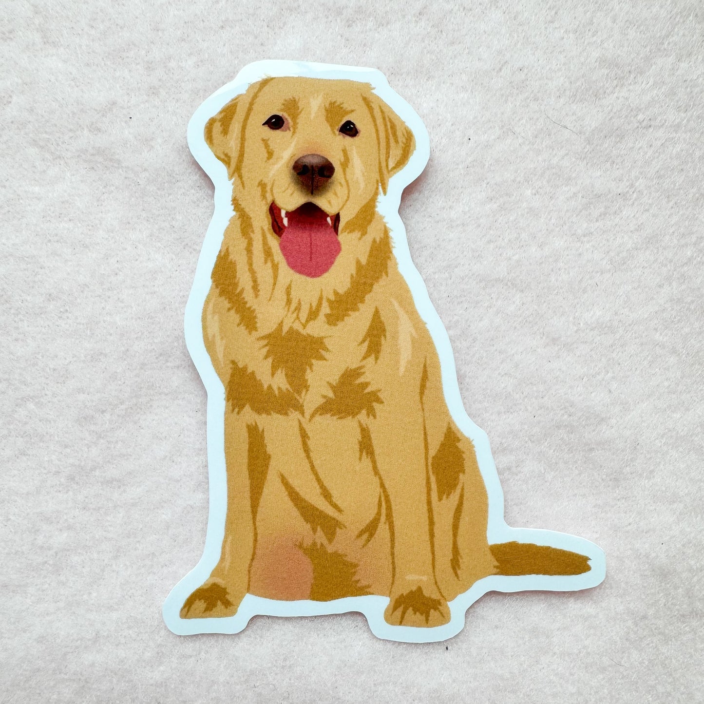 Labrador Retriever (yellow) Sticker