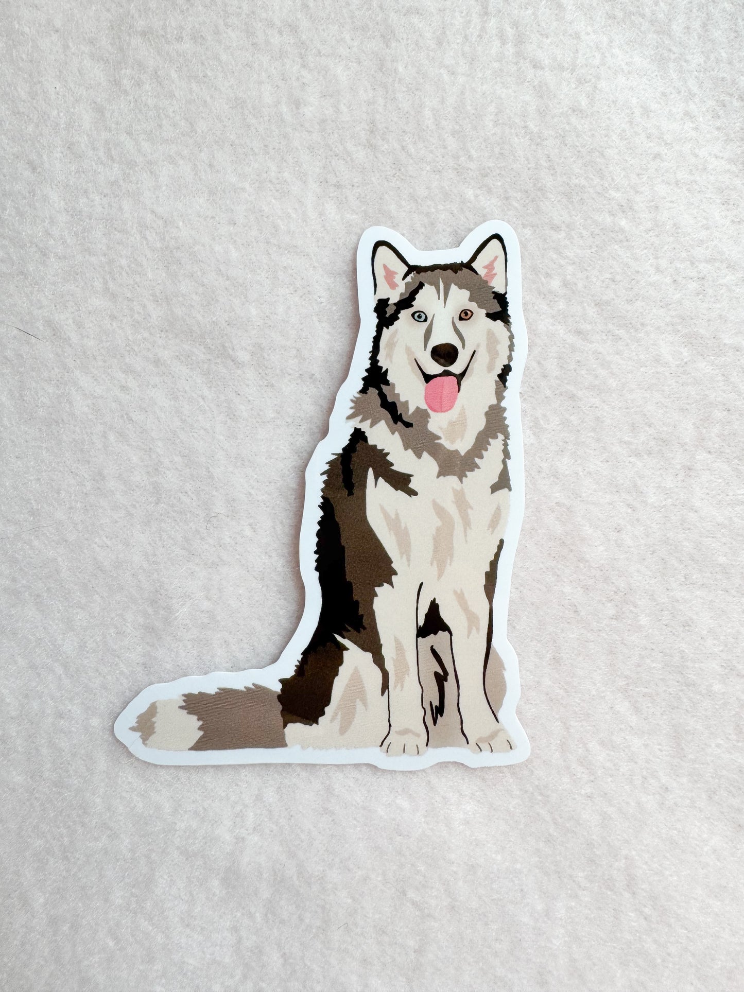 Siberian Husky and Alaskan Malamute Sticker
