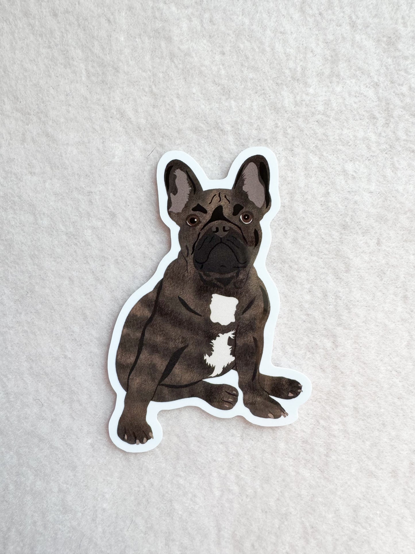 Frenchie (brindle) Sticker