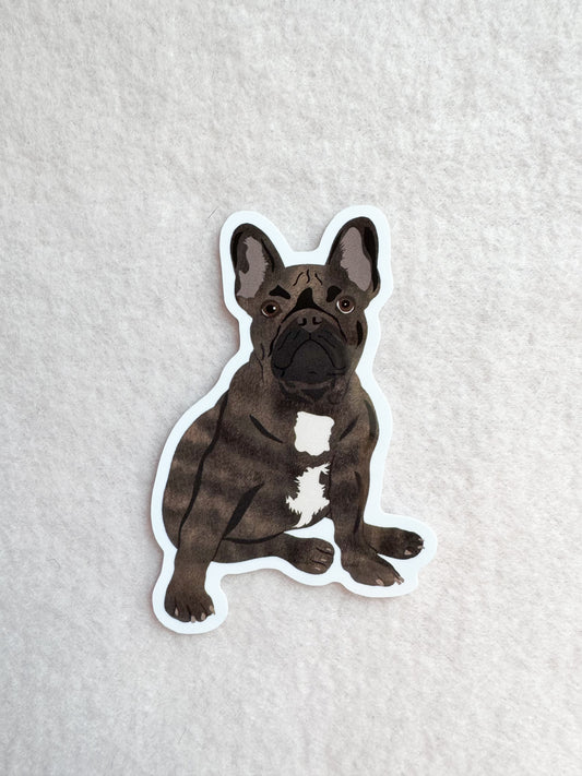 Frenchie (brindle) Sticker