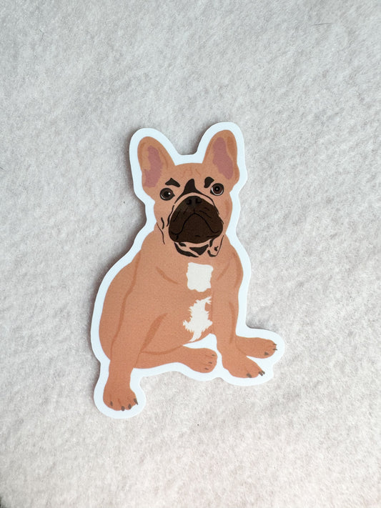 Frenchie (fawn) Sticker