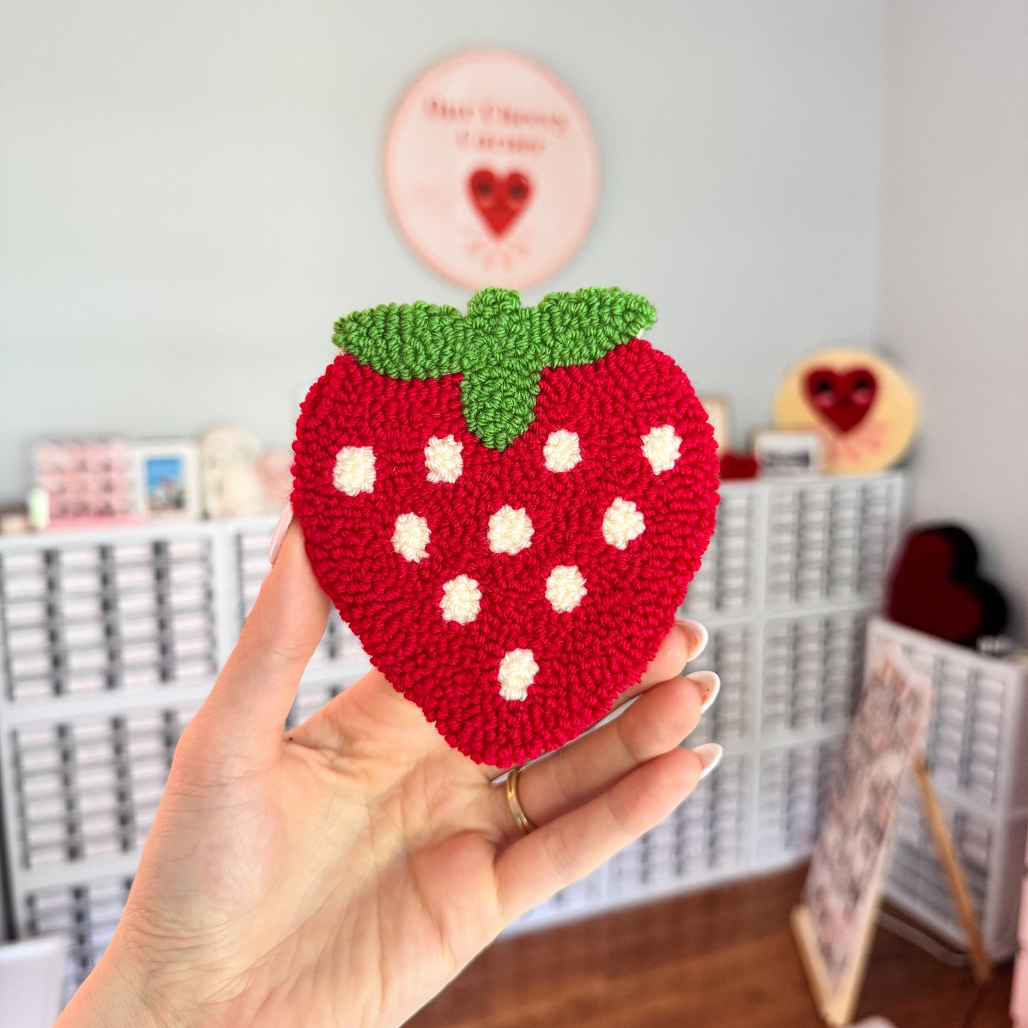 Strawberry Coaster