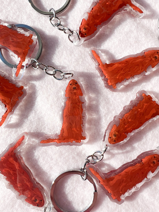 Irish Setter Keychain