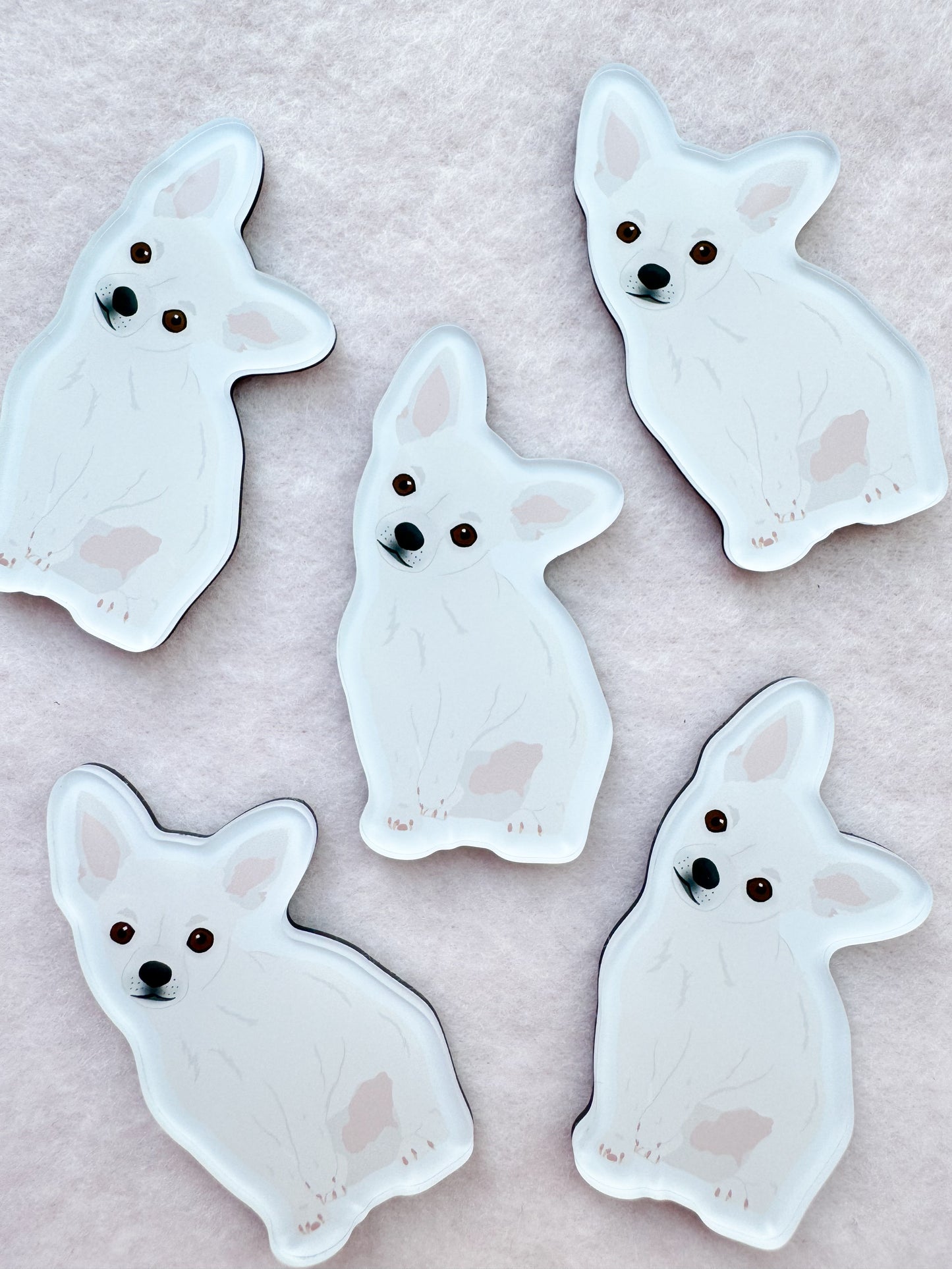 Chihuahua (white) Magnet