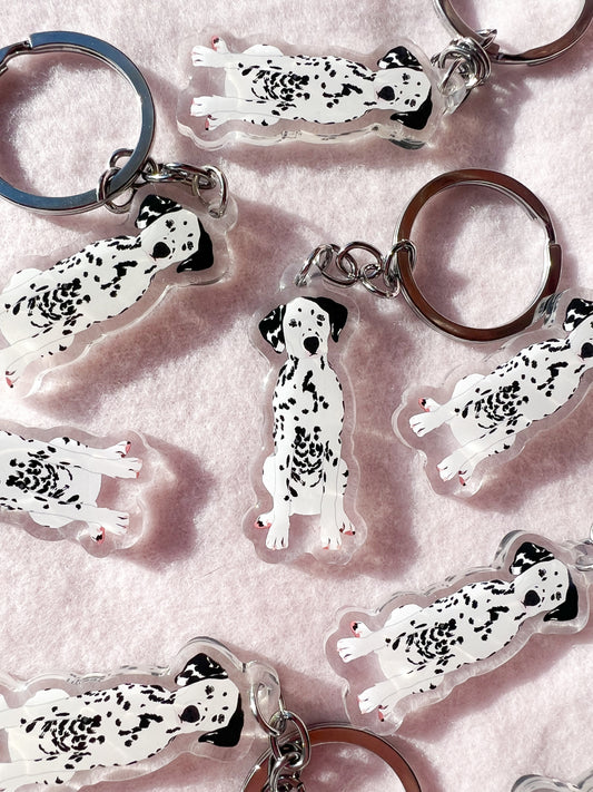 Dalmatian Keychain