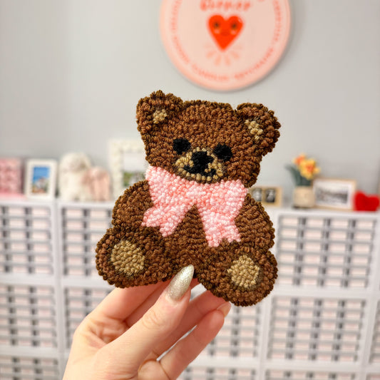 Dark Brown Teddy Bear Coaster