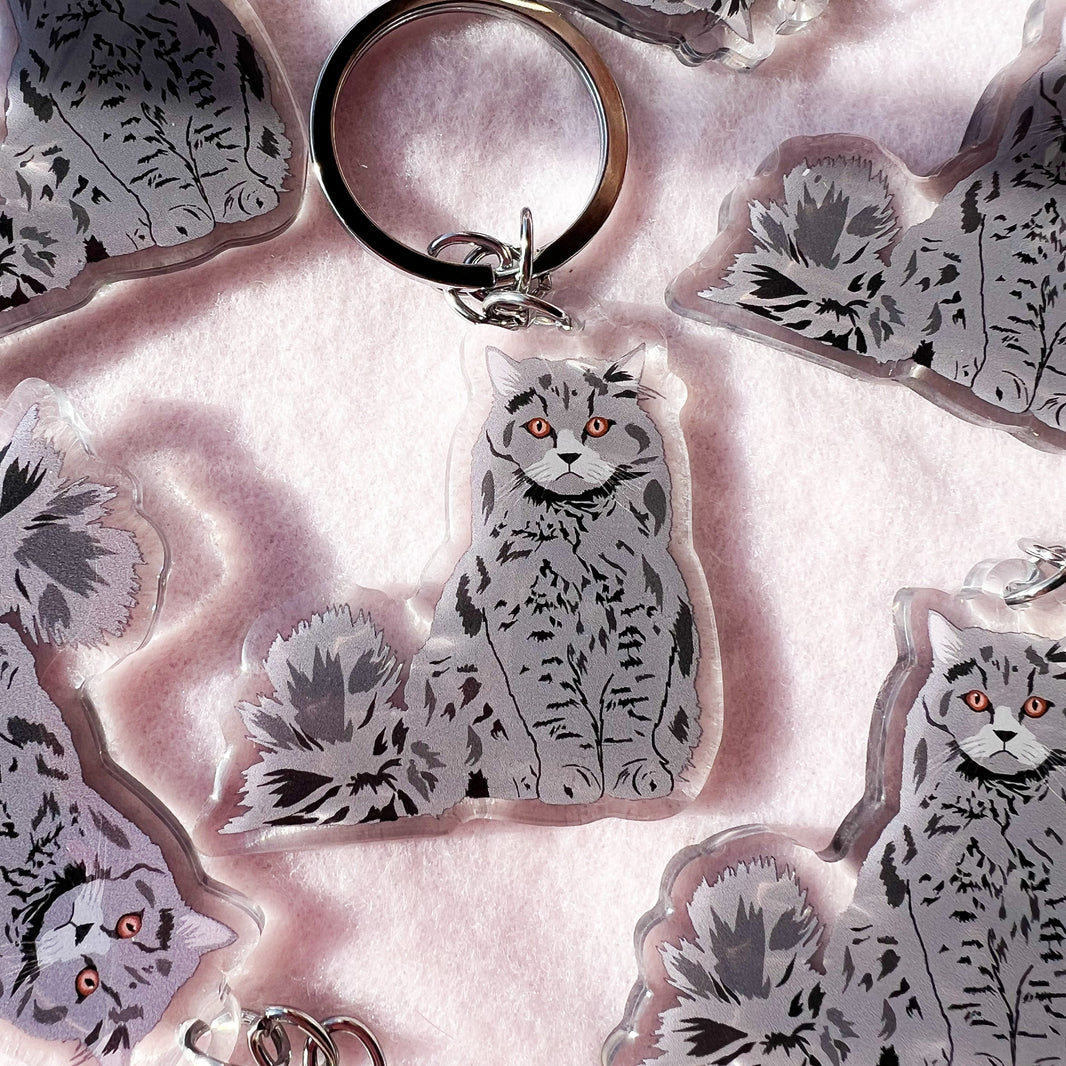 Shop Cat Keychains - Our Cheery Corner