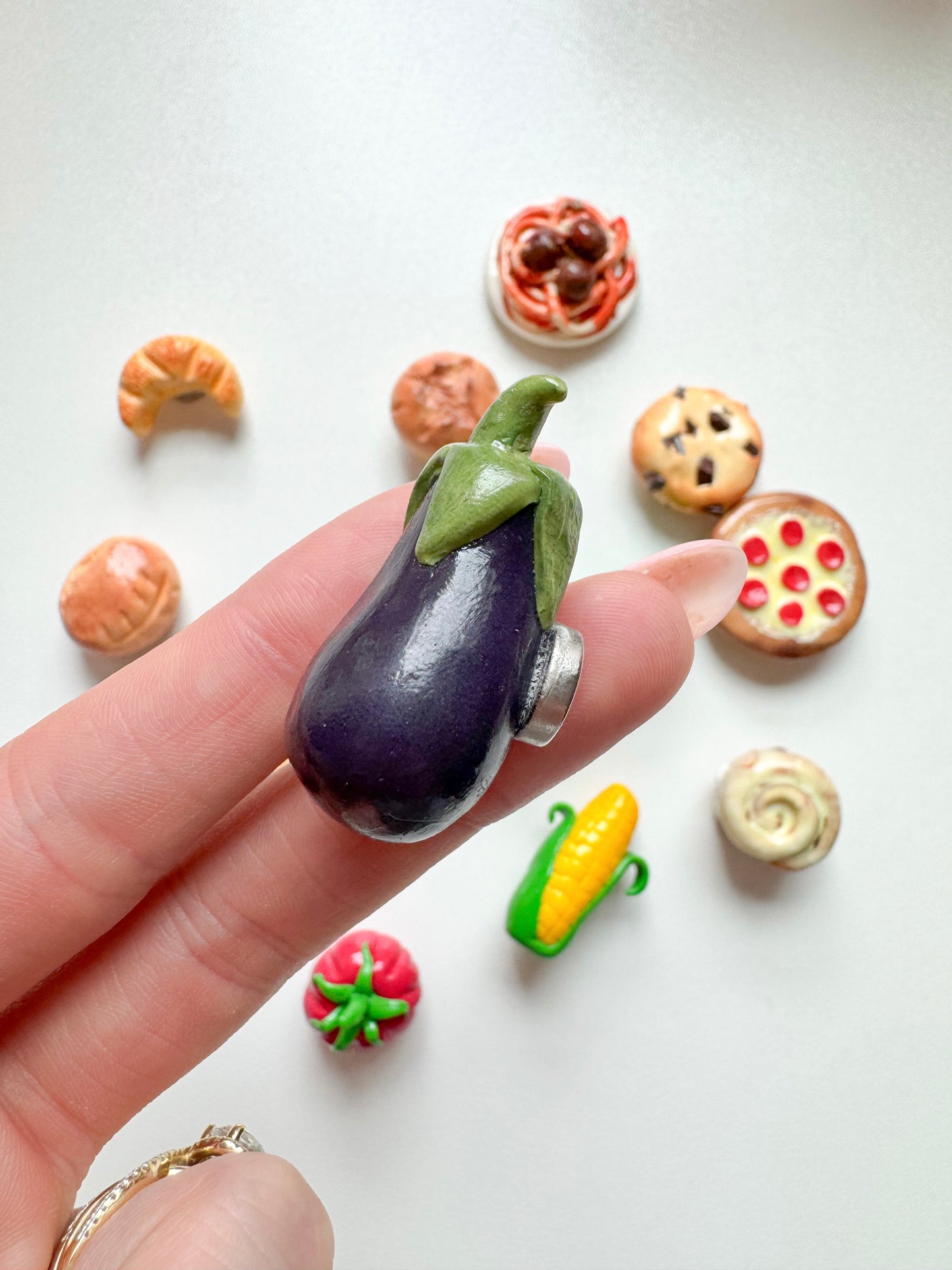 Veggie Clay Magnet Set
