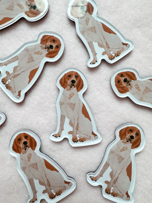 Redtick Coonhound Magnet