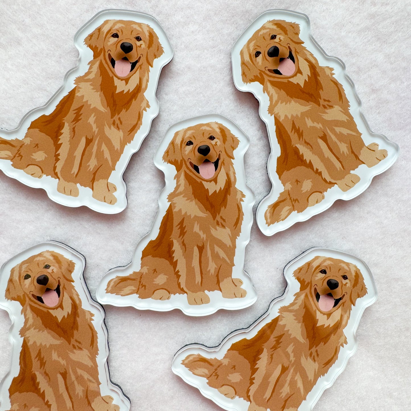 Golden Retriever Magnet