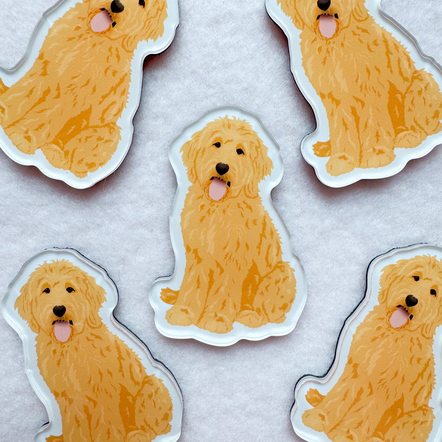 Goldendoodle, Labradoodle (blonde) Magnet