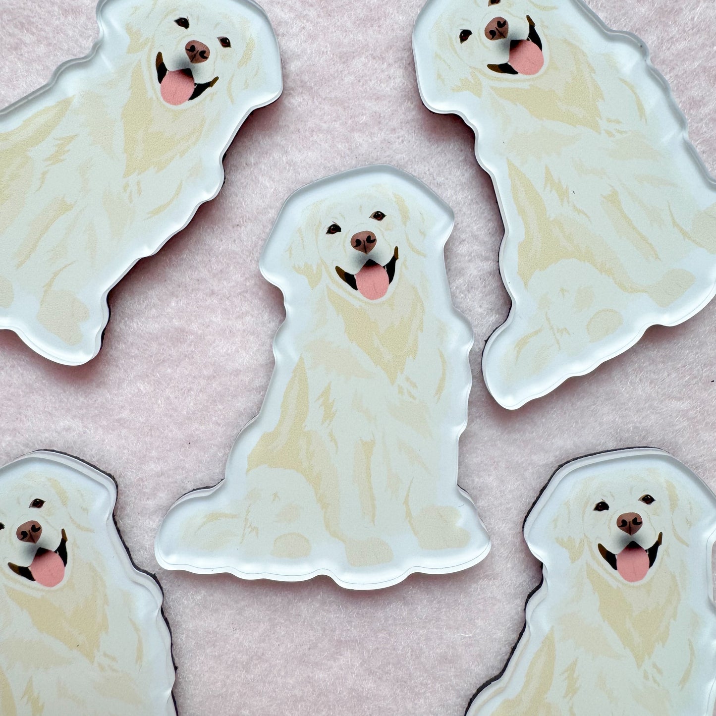 Golden Retriever (english cream) Magnet
