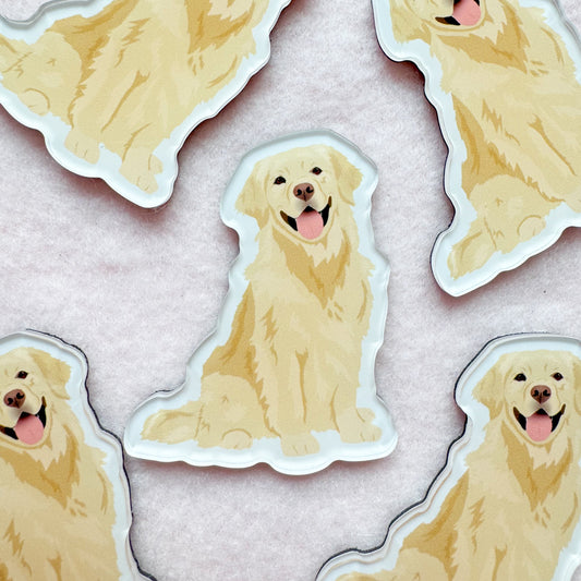 Golden Retriever Magnet