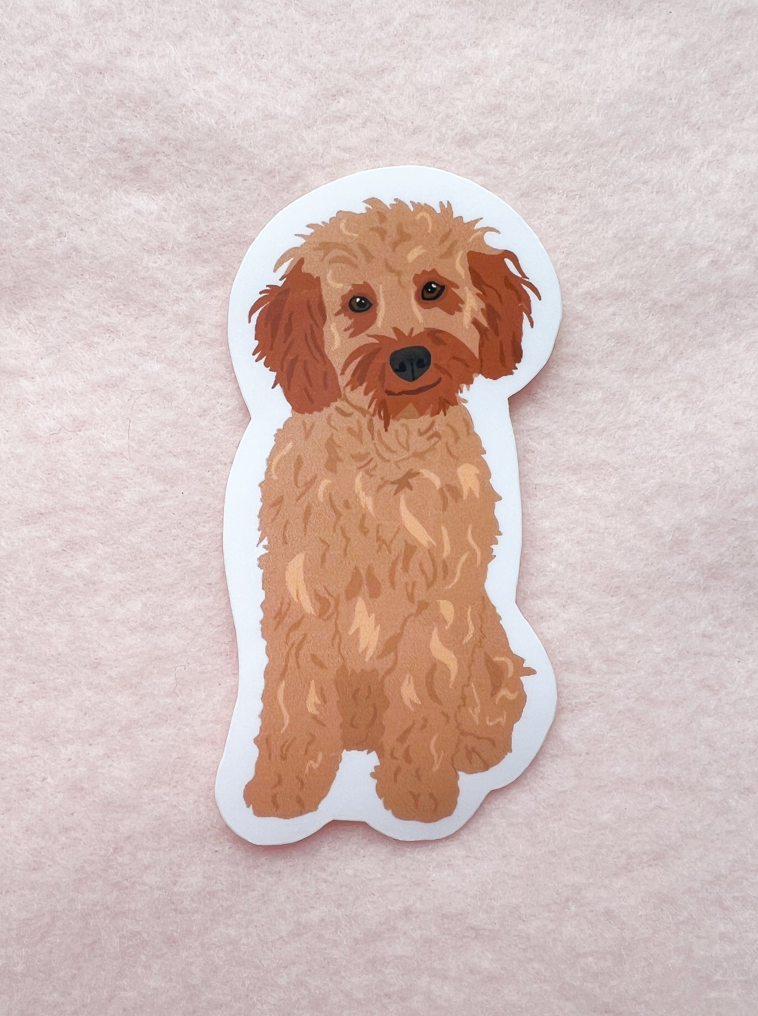 Cockapoo Sticker - Our Cheery Corner