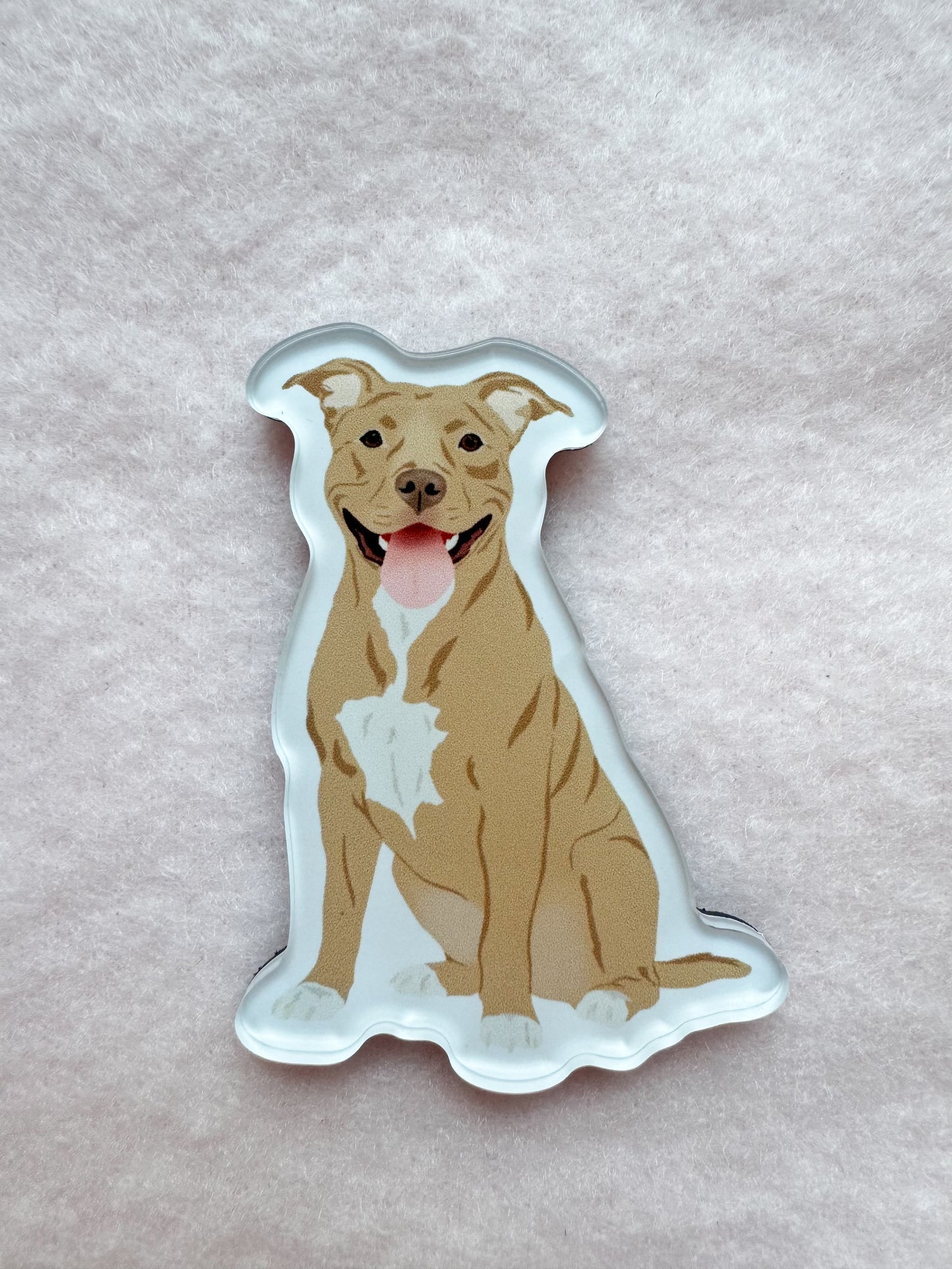 Pit Bull (brown/red) Magnet