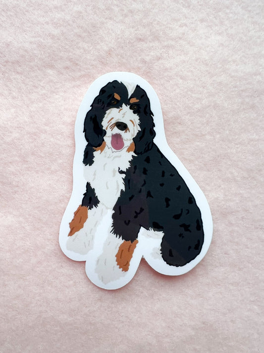 Bernedoodle Sticker