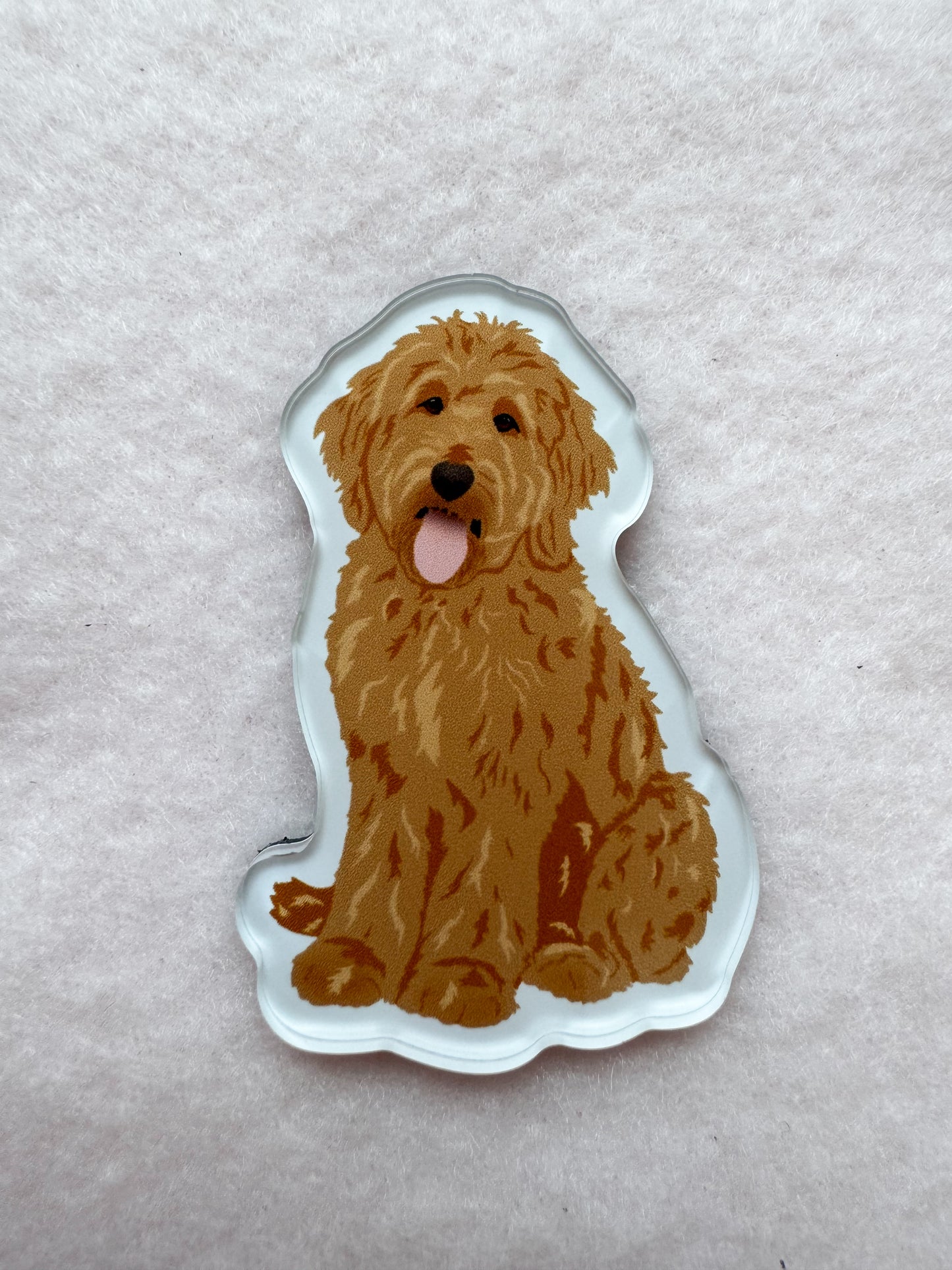 Goldendoodle, Labradoodle (red) Magnet