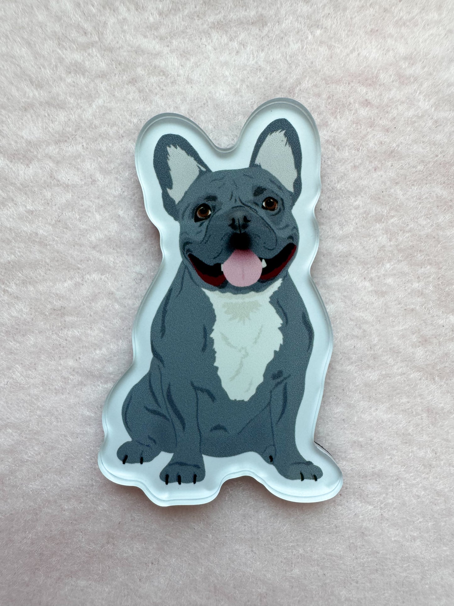 Frenchie (gray) Magnet