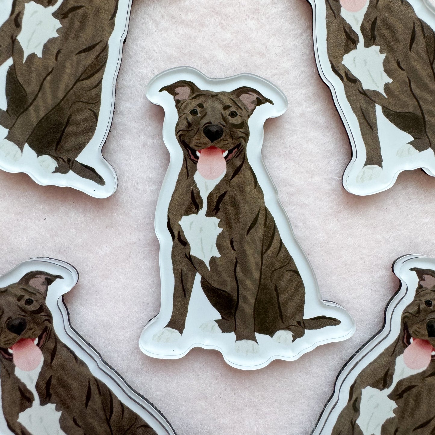 Pit Bull (brindle) Magnet