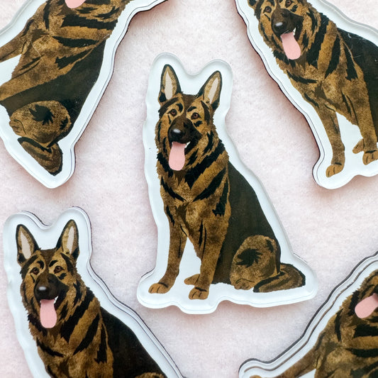 German Shepherd (sable) Magnet