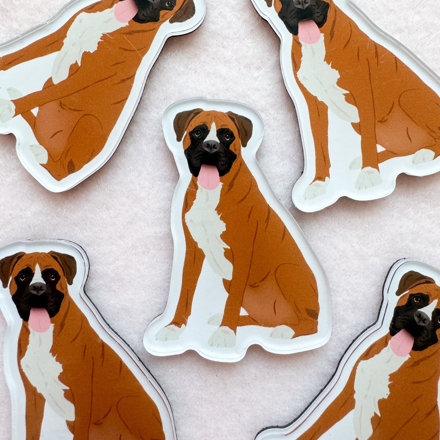 Boxer (brown) Magnet