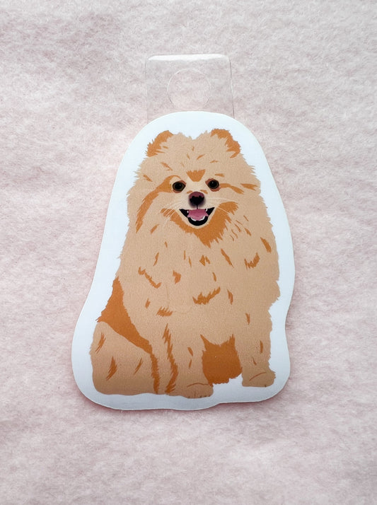 Pomeranian (blonde) Sticker