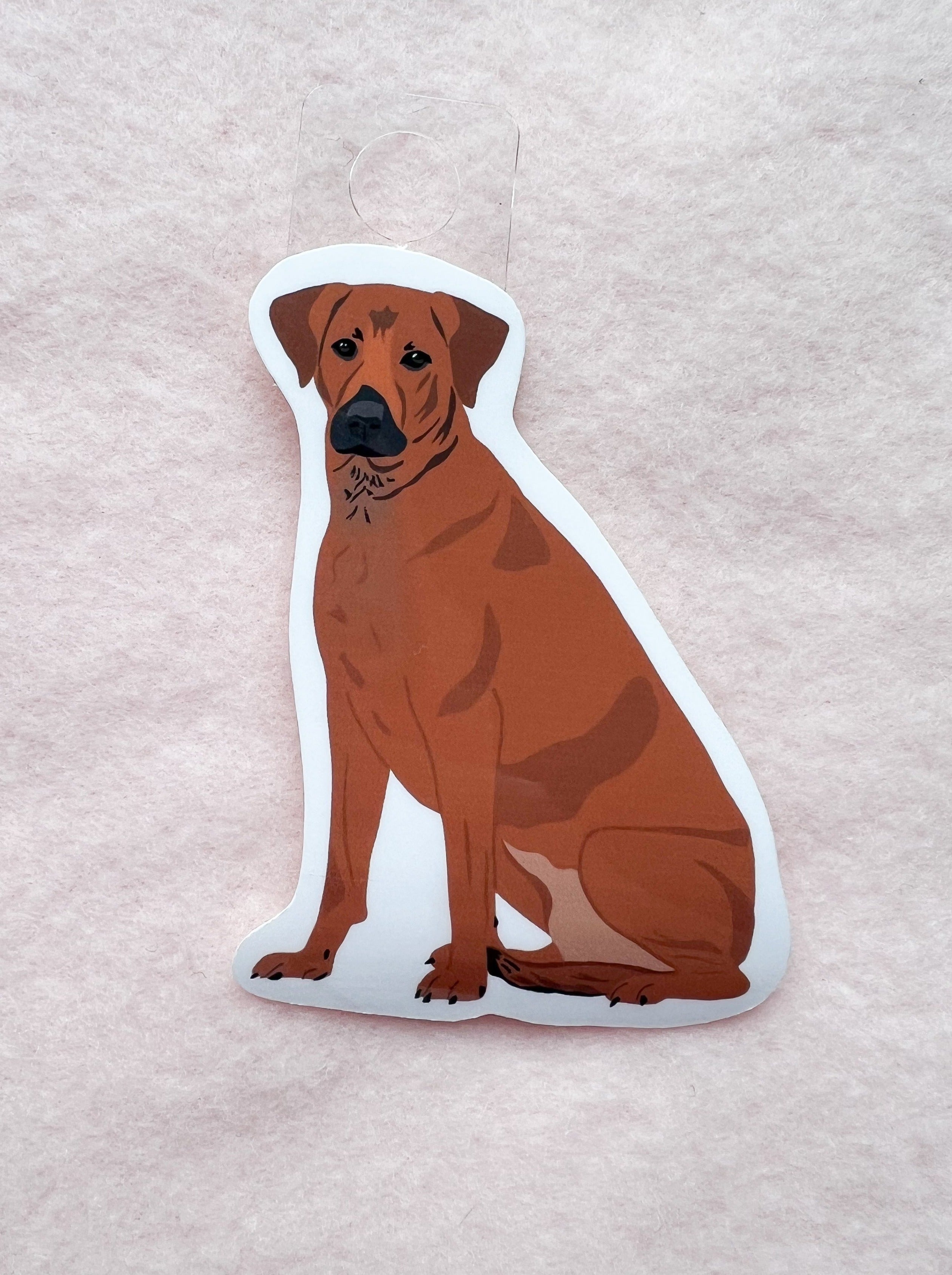 Mountain Cur and Rhodesian Ridgeback Sticker - Our Cheery Corner