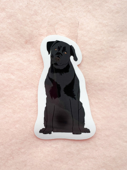 Labrador Retriever (black) Sticker