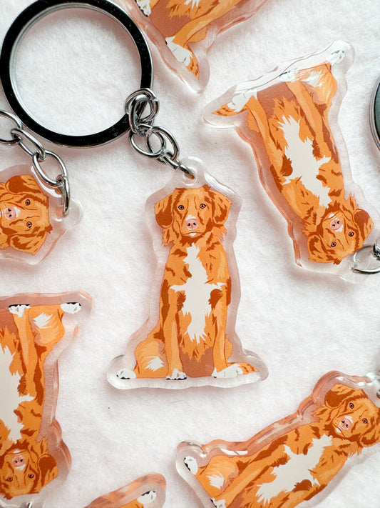 Nova Scotia Duck Tolling Retriever Keychain