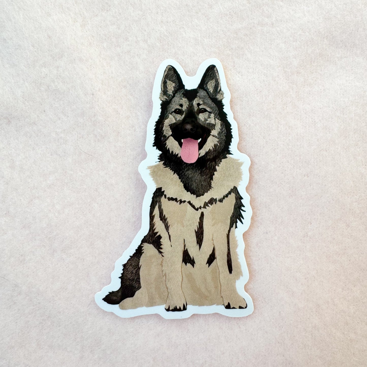 Norwegian Elkhound Sticker