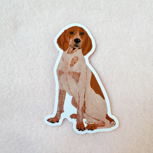 Redtick Coonhound Sticker