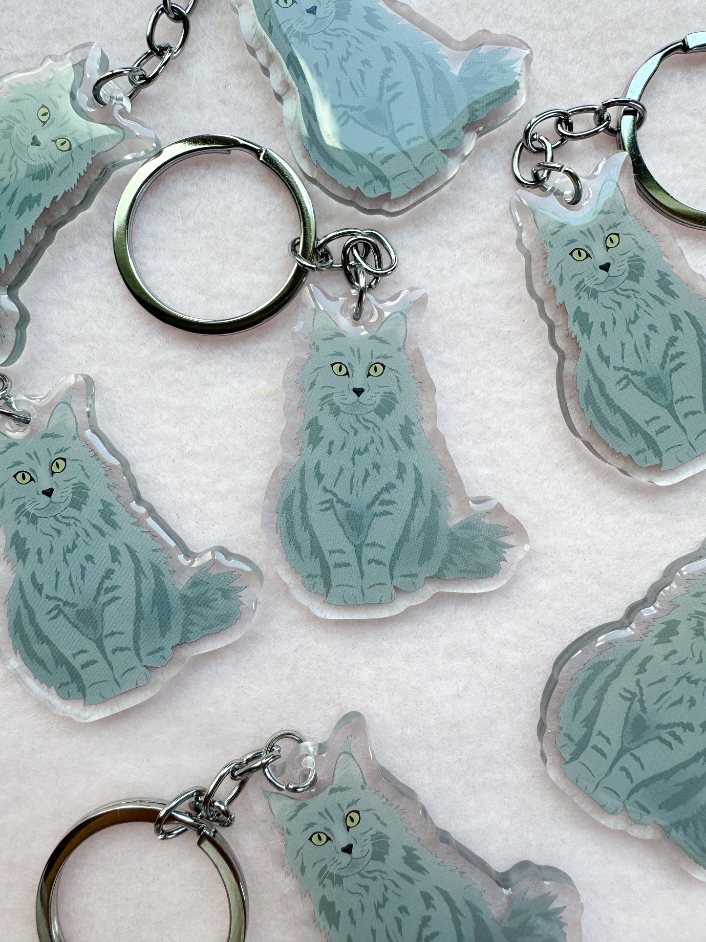 Nebelung Keychain