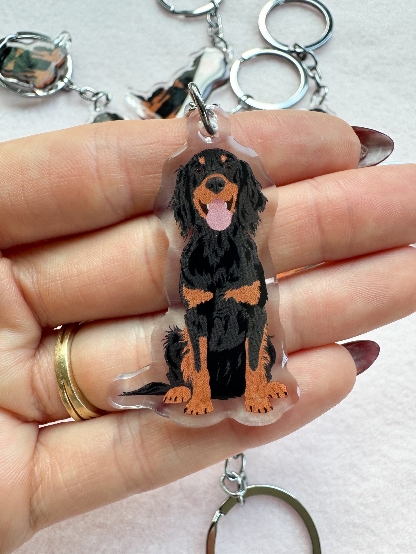 Gordon Setter Keychain