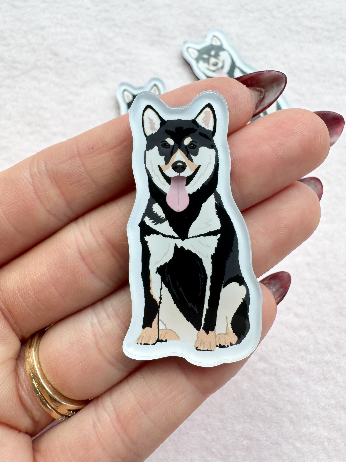 Shiba Inu, Akita (black & tan) Magnet