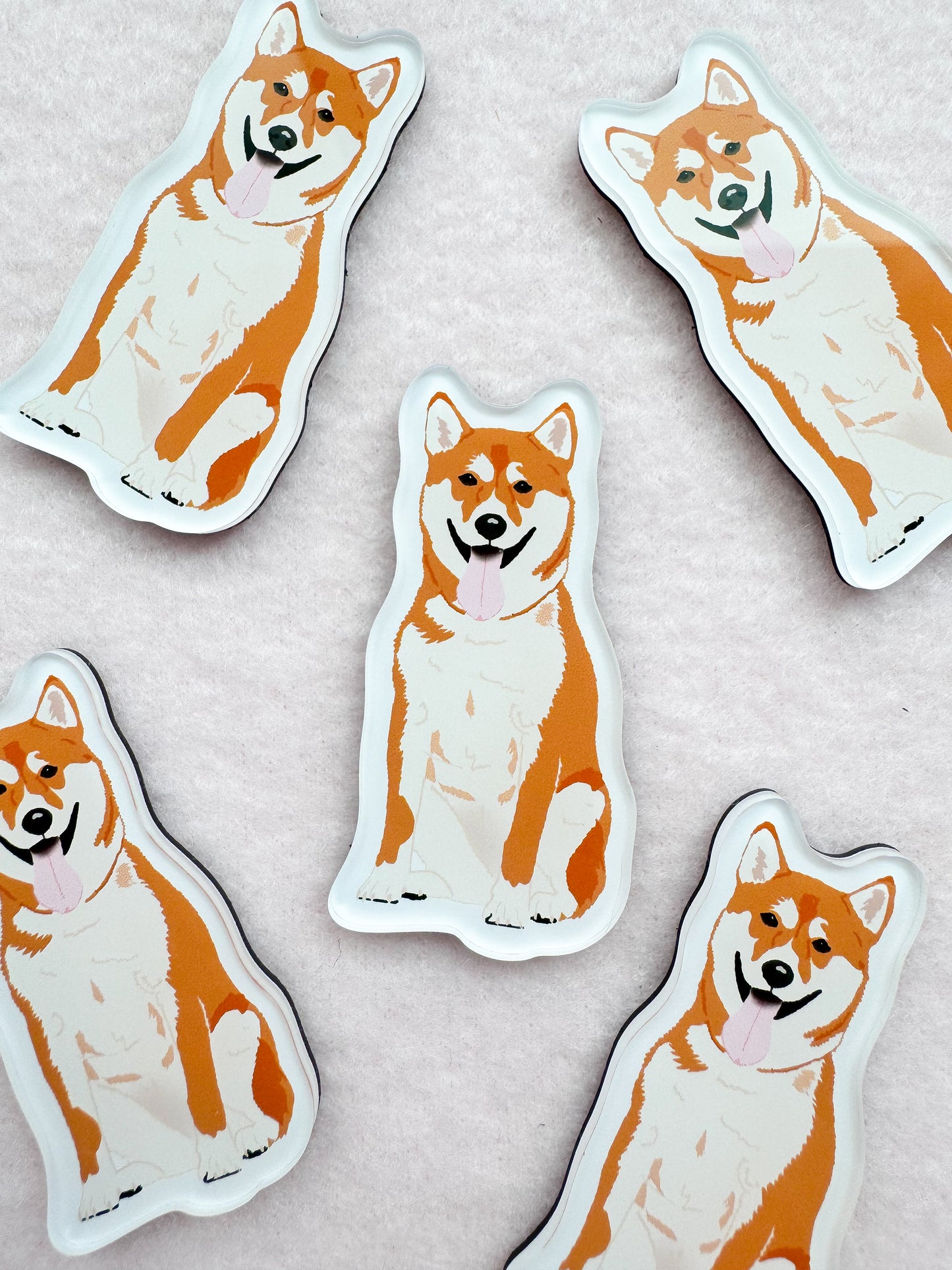 Shiba Inu, Akita (red) Magnet