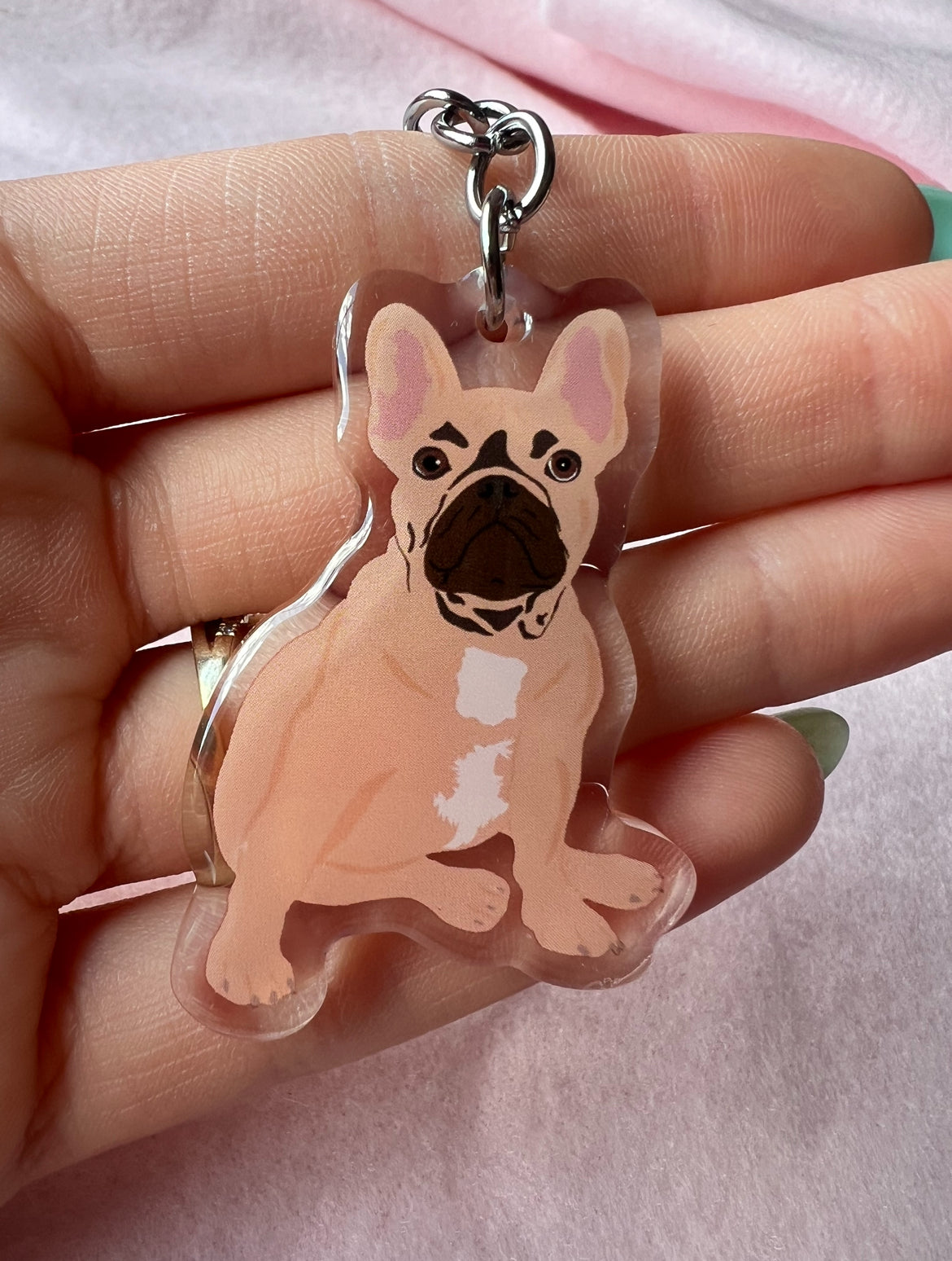 2024 French bulldog keychain