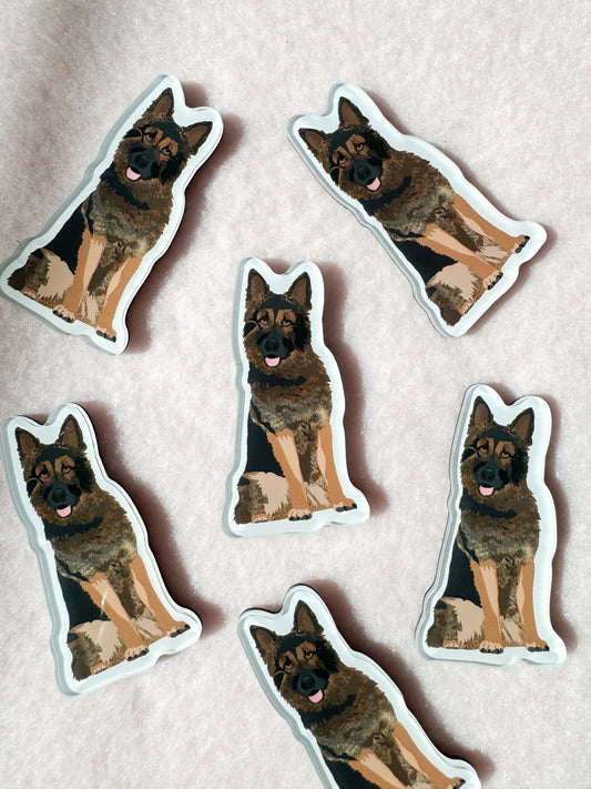 German Shepherd (sable) Magnet