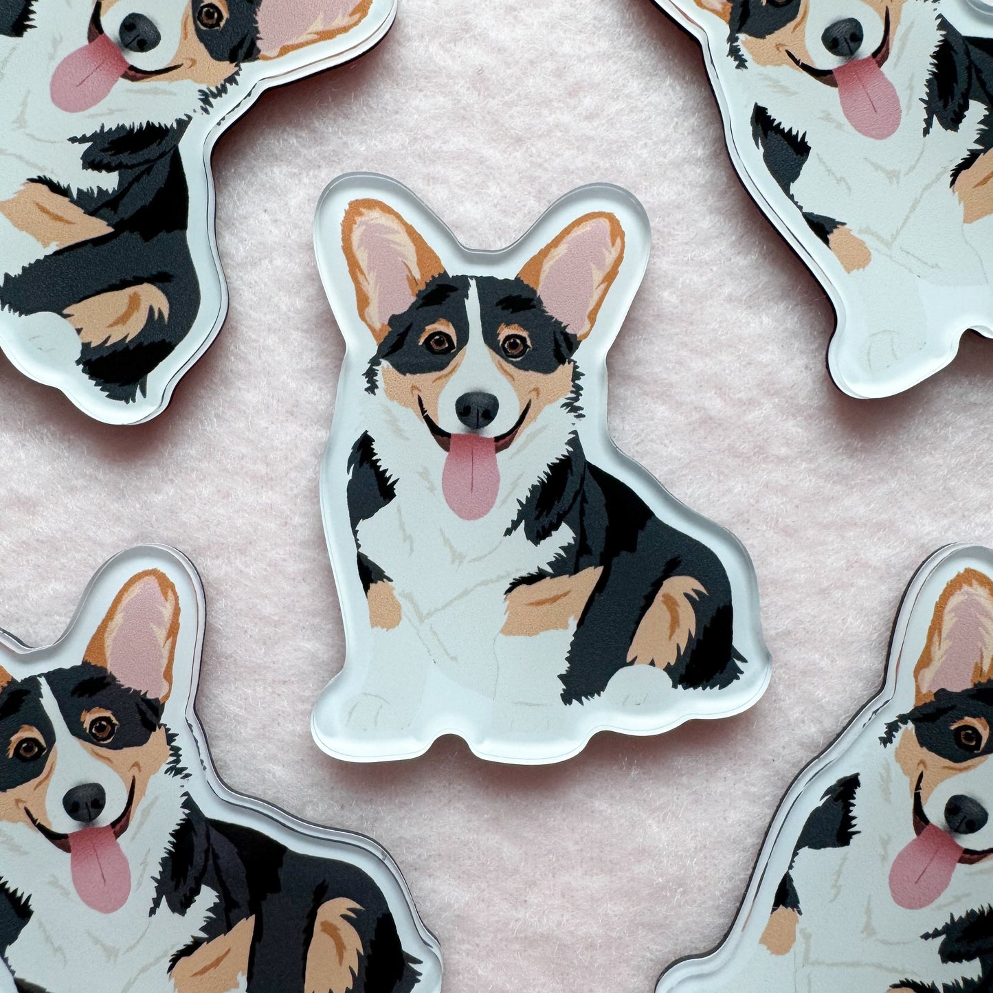 Corgi (tri-color) Magnet