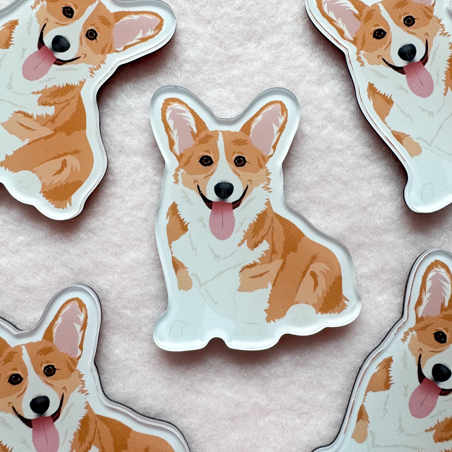 Corgi (red) Magnet