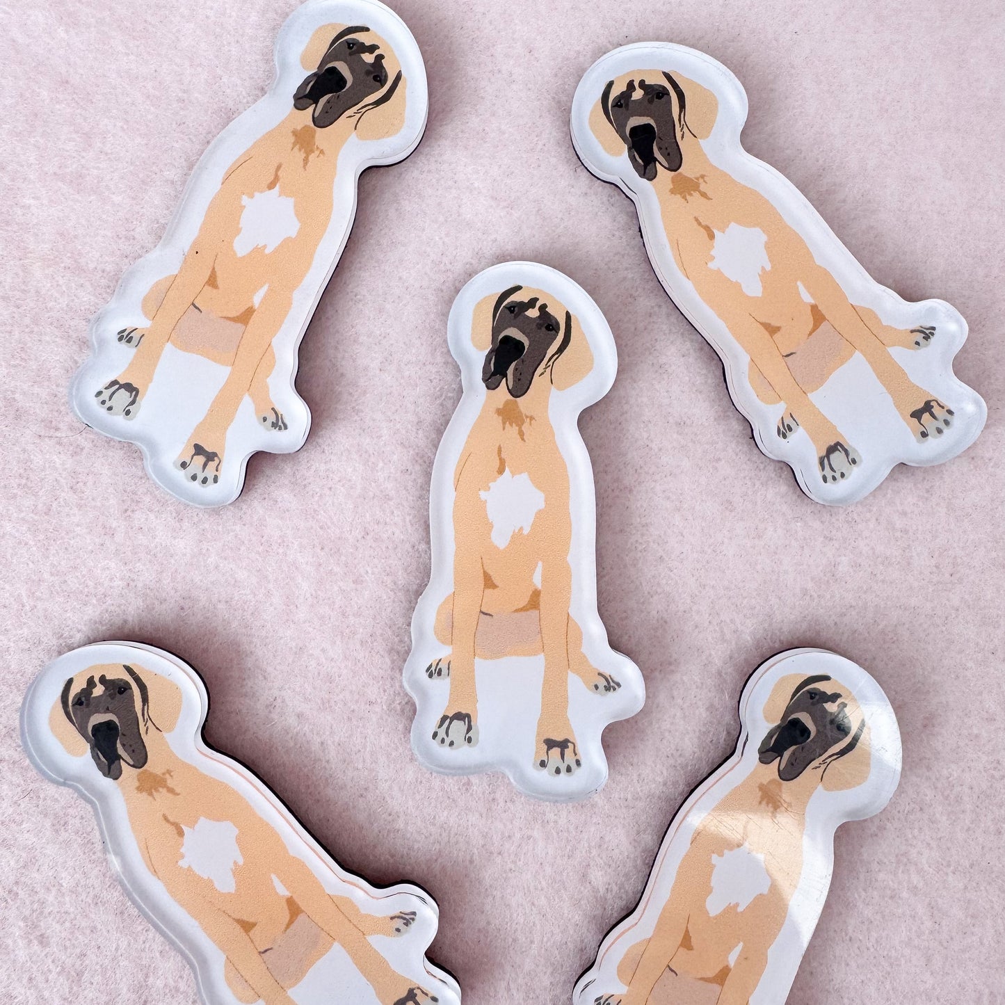Great Dane (tan) Magnet