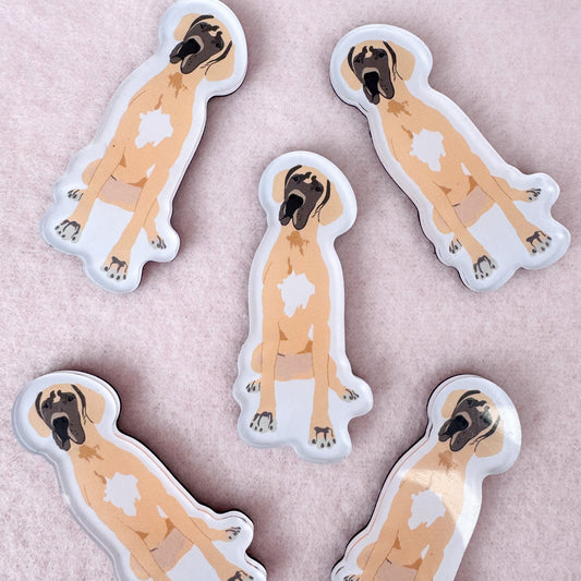 Great Dane (tan) Magnet