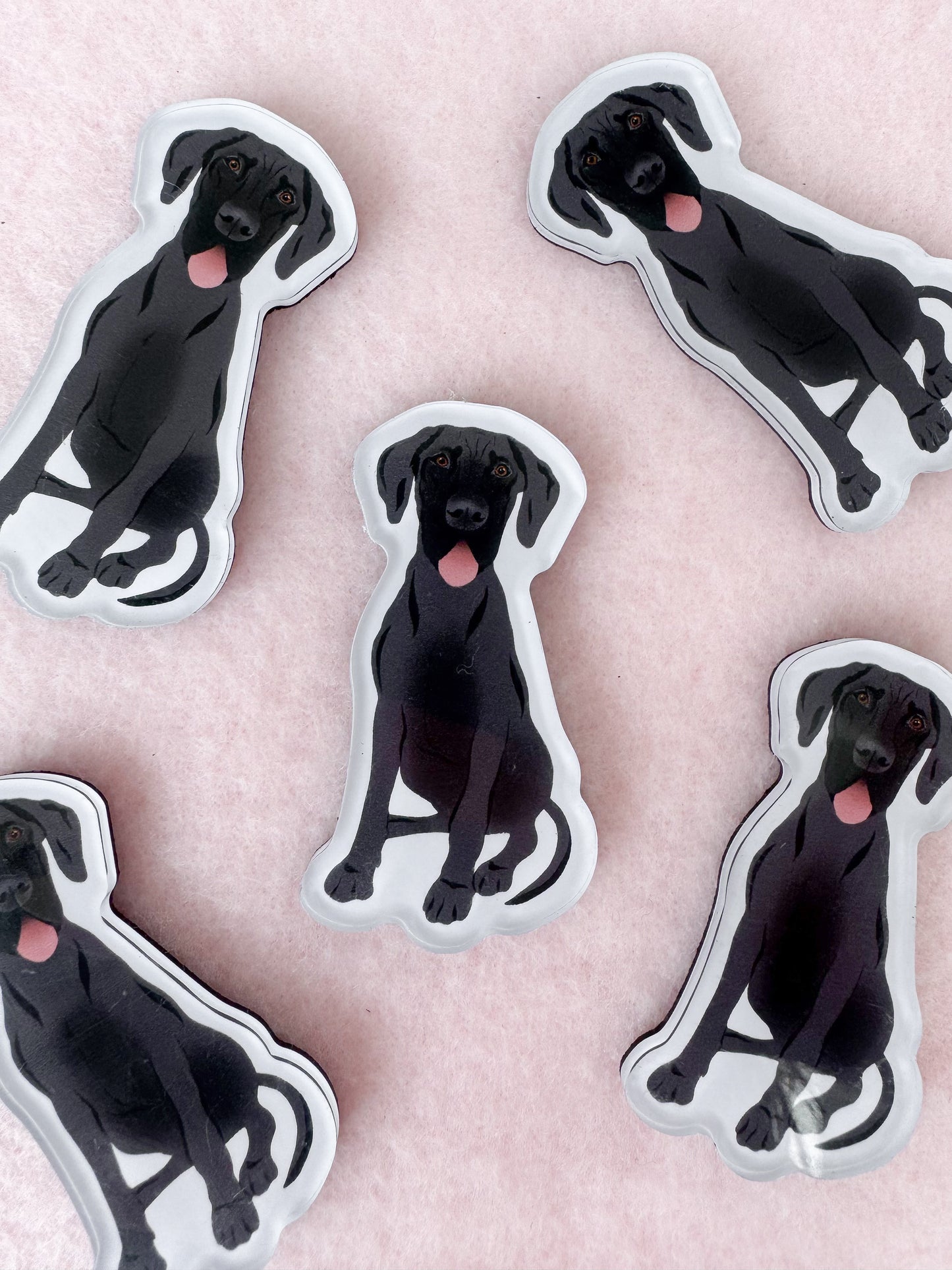 Great Dane (black) Magnet